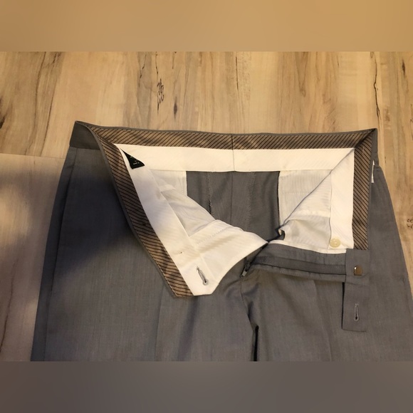 Lauren Ralph Lauren Men's Grey Slim Fit Twill Trousers Dress Pants - W34 x L30 - Picture 9 of 9